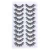 Picture of FARRED Natural Lashes Short False Eyelashes Wispy Mink Eye Lash Fluffy Wispies Eyelash Natural Look 10 Pairs Fake Lashes Pack Volume Lash Strips Pestañas