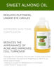 Picture of velona Sweet Almond Oil - 64 Fl Oz | 100% Pure and Natural Carrier Oil | Refined, Cold Pressed | Skin, Hair, Body & Face Moisturizing | Use Today - Enjoy Results