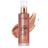 Picture of Liyalan Shimmer Body Oil Rose Gold 5 Color Bronze Face Glow Pearl Highlighter Illuminator body Makeup Shine Glitter Gold Liquid Taning 3.38 Fl Oz