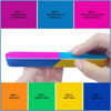 Picture of Nail File and Buffer Set (16 Pack), Nail File Kit Professional Nail Files & Buffers Manicure Supplies Filer Buffer for Natural Nails, 100/180 Grit 7 Way Nail Filing Polishing Buffer for Nail Care