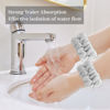 Picture of SLNZAPTY 12 PCS Face Wash Headband Wristband Set for Women, Microfiber Spa Hair Wraps for Girls, Makeup Skincare Headbands Wrist Bands for Washing Face（Black, Gray, Light coffee, Beige）
