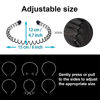 Picture of KELUBATU Mens Metal Headband, Unisex Black Metal Hair Bands, Stylish Design Metal Headband For Men, Adjustable Metal Headband For Outdoor Sports And Daily Wear. (3 Pcs)