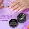 Picture of Makartt Rhinestone Glue for Nails, 15ml Clear Nail Gem Adhesive with Brush Kit for 3D DIY Decorations, Super Strong Bling Gel for Jewelry Diamonds