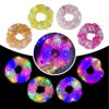 Picture of 4Pcs LED Hair Ties for Women & Girls: Multi Mode Light Up Hair Accessories for Neon Glow Rave, Christmas Festivals