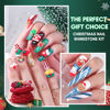 Picture of Makartt Christmas Decorations Gift Set: 48PCS 3D Nail Charms with Cartoon Santa, Elk, Tree, Bells for Women, Includes Art Tweezer, Acrylic Accessories for Nails Techs and DIY