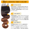 Picture of QTHAIR 14A 1B/4/30 Ombre Closure Body Wave 4x4 Transparent Color Swiss Lace Closure Brazilian Unprocessed Virgin Human Hair Dark Roots 3 Tone 1B/4/30 Body Wave Closure(10in)