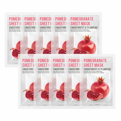 Picture of [Pack of 10] EUNYUL Purity Facial Sheet Mask Pack Pomegranate x 10pcs Korean Skincare Hydrating & Nourishing & Natural Ingredients for All Skin Type