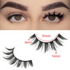 Picture of FARRED Manga Lashes False Eyelashes 10 Pairs Spiky Lashes Wispy Anime Eyelash Japanese Style 16MM Cat Eye Lash Natural Eyelashes Faux Mink Doll Lashes