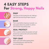 Picture of KIARA SKY Professional - Dip Manicure Nail Liquid - Long Lasting Nail Gel - Beauty Essentials Nail Design for Nail Art - Dip Liquids for Nails Repair Treatment 0.5 fl oz, Essentials Kit Steps 1-4