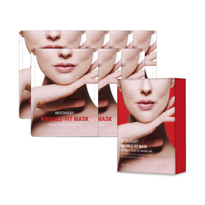 Picture of MEDITHERAPY Wrinkle fit Korean Mesh Sheet Masks (7EA), Collagen Mesh Sheet Mask for Glowing Skin, Daily Facial Mask, Hyaluronic acid Facial Mask, Korean Skincare