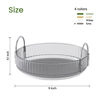 Picture of Aveniee Rotating Makeup Organizer for Vanity, Spinning Skincare Cosmetic Storage Perfume Organizers for Bathroom Countertop, Clear Product Organizer for Dresser (1 Tier, Grey)