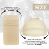 Picture of Dreamlover Nude Wig Cap for Lace Front Wig, Blond Wig Cap for White Women, 12 Pieces