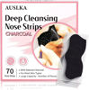 Picture of AUSLKA Blackhead Pore Strips,(70 Counts) Blackhead Remover-Deep Cleansing Charcoal Strips - Black Head Nose Strips -Black Head Remover
