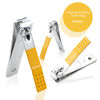 Picture of Tumkun Nail Kit, Manicure Kit, Nail Care Kit For Women, Manicure Pedicure Set, Nail Clippers Toenail Clippers Kit, Professional Manicure Kit Pedicure Kit, yellow Travel Case, Set of 12.