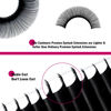 Picture of Cashmere Eyelash Extensions 0.03 C Curl 12mm Premium Lash Extensions,Silk Volume & Classic Lashes Soft Matte Dark Professional Eyelashes Extension Salon Use(cashmere,0.03-C-12mm)