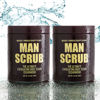 Picture of Body Prescriptions Body Scrub for Men-2 Pack Ultimate Exfoliating Scrub Infused with Cedarwood, Men’s Body Wash in Jar with Twist Top, 21 oz Each, For All Skin Types