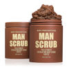 Picture of Body Prescriptions Body Scrub for Men-2 Pack Ultimate Exfoliating Scrub Infused with Coffee, Men’s Body Wash in Jar with Twist Top, 21 oz Each, For All Skin Types