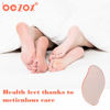 Picture of BEZOX Glass Foot File Callus Remover, Crystal Foot Scrubber for Dead Skin, Slim Glass Pumic Stone for Cracked Heel, Portable Callus Filer Pedicure Tool - Orange