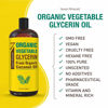 Picture of Seven Minerals, Organic Vegetable Glycerin - Big 32 fl oz Bottle - No Palm Oil, Made with Organic Coconut Oil - Therapeutical Grade Glycerine for DIYs - Hair, Nails & Skin Moisturizer - Non-Gmo