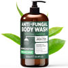 Picture of Terramed Just Think Comfort 16.9 oz Tea Tree Antifungal Antibacterial Soap & Body Wash | Ringworm, Back Acne, Athlete's Foot, Tinea Versicolor, Nail Fungus, Eczema & Jock Itch Treatment