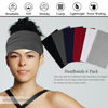 Picture of Sefiinh Wide Headbands For Women Stretch Headband Boho Head Bands Women's Hair Band Turban Workout Hairband Accessories 6 Pack