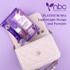 Picture of nbc BeautiLab Pedicure Foot Soak Set - Upgraded 6 in 1 Foot Spa, Foot Bath Spa, Pedicure Kit for Tired & Dry Cracked Feet, Athletes Feet, Bad Odor, Softens Calluses (3 Set Lavender)