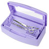 Picture of Gusnilo Nail Tool Sterilizer Box barbicide Disinfectant Jar Plastic Disinfectant Container Suitable for Nail Tools Hair Salons Beauty Centers and Manicure and Nail Equipment(Purple)
