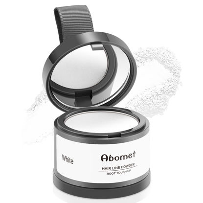 Picture of Root Touch Up Instantly Gray Coverage Powder - Touch Up Hairline, Conceal Hair Loss and Thinning For Women and Men, Hair Fibers (White)