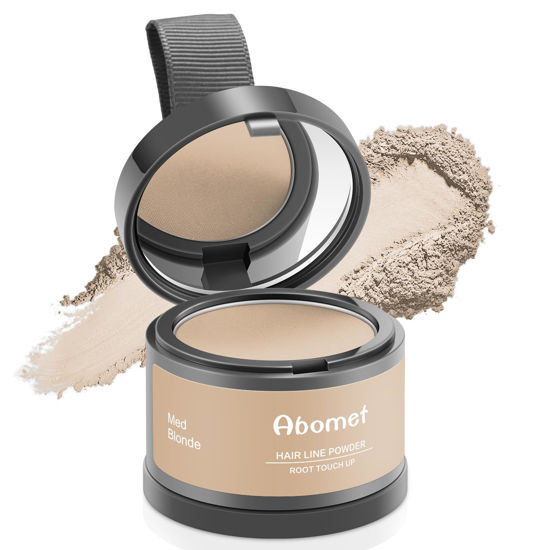 Picture of Root Touch Up Hair Fibers Touch Up Instantly Gray Coverage Hairline Powder, Conceal Hair Loss and Thinning For Women and Men (Medium Blonde)