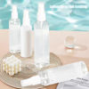 Picture of HAALII Small Spray Bottle, Spray Bottles, Clear Empty Fine Mist Plastic Mini Travel Bottle Set, Small Refillable Containers, 2 * 50ml, 2 * 100ml