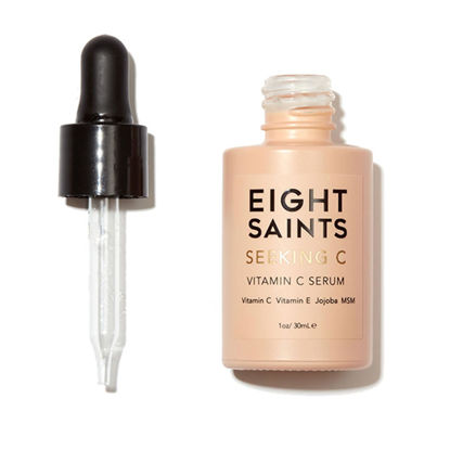 Picture of Eight Saints Vitamin C Serum For Face, Anti Aging Face Serum, Hyaluronic Acid, Vitamin E, Organic Aloe Vera and Jojoba Oil, Hydrating & Brightening Serum for Dark Spots, Fine Lines and Wrinkles, 1 oz