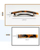 Picture of Hair Barrettes for Women, 8 Pcs Barrettes for Fine Thin Thick Hair, 3 Inch Acetate Small Clips Barrette No Slip, French Tortoise Shell Womens Girls Accessories