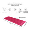 Picture of EIOKIT Silicone Heat Resistant Travel Mat Pouch for Hair Styling Tools (Hot Pink, 1 Pack)