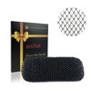 Picture of Unifab African Net Sponge Authentic Real African Exfoliating Net Bath Sponge Wash Cloth Exfoliating Washcloth African Net Cloth Body Scrubber for Shower Black