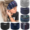 Picture of IVARYSS Wide Headbands for Women, Knotted Head Wraps Turbans, Large African Style Head Bands Hair Accessories, 6 Pack (Boho Set2)