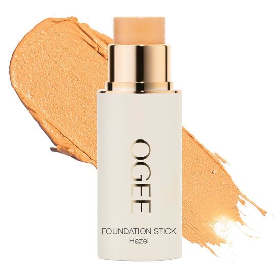 Picture of Ogee Sculpted Complexion Foundation Stick (Hazel 2.00N - Light, Golden Undertones) Full Coverage Foundation Makeup - Instantly Balance & Even Complexion - 70% Organic Ingredients