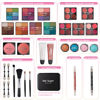 Picture of Hot Sugar Makeup Kit for Teenager Girls - Full Starter Cosmetics Set with Eye Shadow Lip Balm Blush Lip Gloss Brush Lip Pencil Eye Pencil and Mirror (Purple Love)