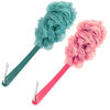 Picture of Evmliy 2Pack Back Scrubber for Shower, Loofah Sponge Brush Exfoliating Body, Long Handle Scrub Brush for Shower with Loofah on a Stick for Back Use, Bathing Accessories Body Brushes (2Pack)