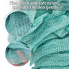 Picture of Evmliy 2Pack Back Scrubber for Shower, Loofah Sponge Brush Exfoliating Body, Long Handle Scrub Brush for Shower with Loofah on a Stick for Back Use, Bathing Accessories Body Brushes (2Pack)