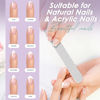 Picture of Professional Disposable Zebra Nail Files 100/180 Grit 5" Double Sided Emery Board Manicure Pedicure Tools 100Pcs