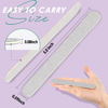 Picture of Professional Disposable Zebra Nail Files 100/180 Grit 5" Double Sided Emery Board Manicure Pedicure Tools 100Pcs