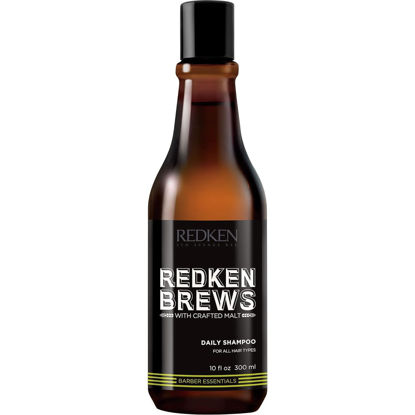 Picture of Redken Brews Daily Shampoo For Men | Lightweight Hydrating Hair Cleanser | Add Moisture and Shine to Dry Hair | For All Men's Hair Types