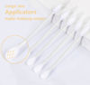 Picture of Paper Stick Thick Cotton Swabs with Precision and Flattened Tip 375pcs,Excellent Beauty Tools for Effective Makeup and Personal Care