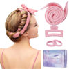 Picture of Upgraded 60" Extra Long Soft Heatless Hair Curlers to Sleep In, No Heat Hair Rollers (Pink)