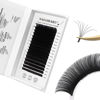Picture of NAGARAKU Individual Eyelash Extensions, Luxury Collected Classic Single Lashes Upgraded 3rd Generation Soft Natural Beauty Salon Professional Lash Supplies 16 Rows Matte Black -0.07 C Curl 7-15mm Mix