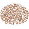 Picture of Novani Rhinestones 3000Pcs Flatback Crystal Round Loose Gemstones Glass Rhinestones for Crafts Makeup Nail Art Clothes Shoes DIY Decorations(SS10, 2.7-2.9mm,Golden Shadow)