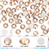 Picture of Novani Rhinestones 3000Pcs Flatback Crystal Round Loose Gemstones Glass Rhinestones for Crafts Makeup Nail Art Clothes Shoes DIY Decorations(SS10, 2.7-2.9mm,Golden Shadow)