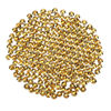 Picture of Novani Rhinestones 3000Pcs Flatback Crystal Round Loose Gemstones Glass Rhinestones for Crafts Makeup Nail Art Clothes Shoes DIY Decorations(SS10, 2.7-2.9mm,Gold)