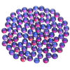 Picture of Flatback Rhinestones Non Hotfix Rhinestones for Crafts Glass Nail Rhinestones Nail Gems Crystals Rhinestones for Makeup Bags Shoes Decoration DIY(SS10,1440pcs,Blue Flame)
