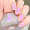 Picture of Major Dijit Quick Dry Nail Polish Pearl White Pink Summer Nail Lacquer for Nail Art Regular Nail Polish 0.41 fl oz.